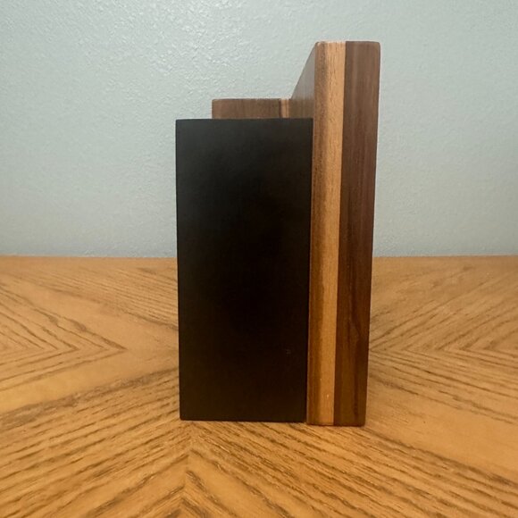 Natural Hardwood Knife Block Wooden Counter Storage 14 Slots Spaces - Picture 4 of 10